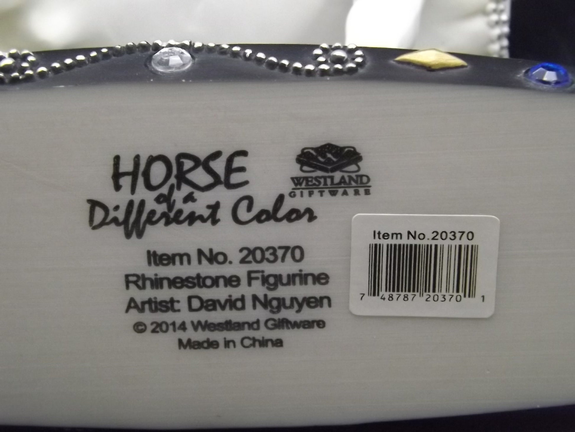 Westland Rhinestone Horse Figurine: Limited Edition Thoroughbred Collectible