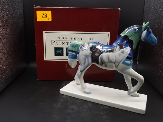 Vintage Trail of Painted Ponies "Northern Lights" Porcelain Figurine