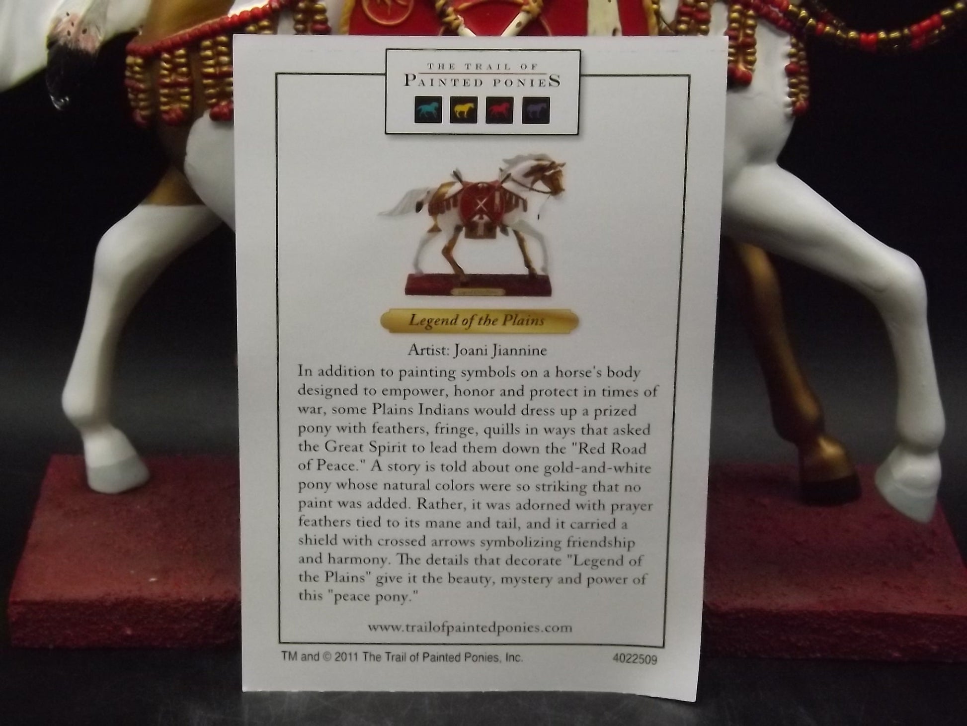 Vintage Trail of Painted Ponies Figurine: Legend of the Plains, Edition 1E/5165 (with Box & COA)