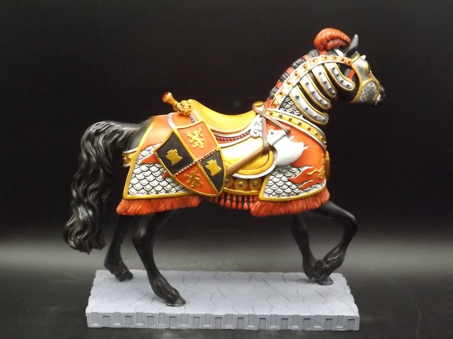 Vintage Trail of Painted Ponies "Super Charger" Figurine with Box