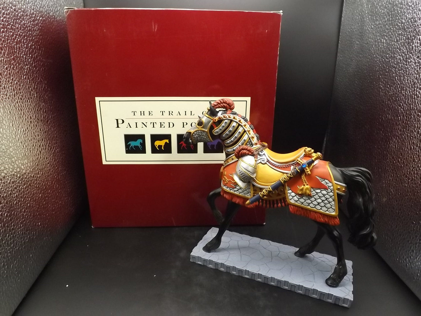 Vintage Trail of Painted Ponies "Super Charger" Figurine with Box