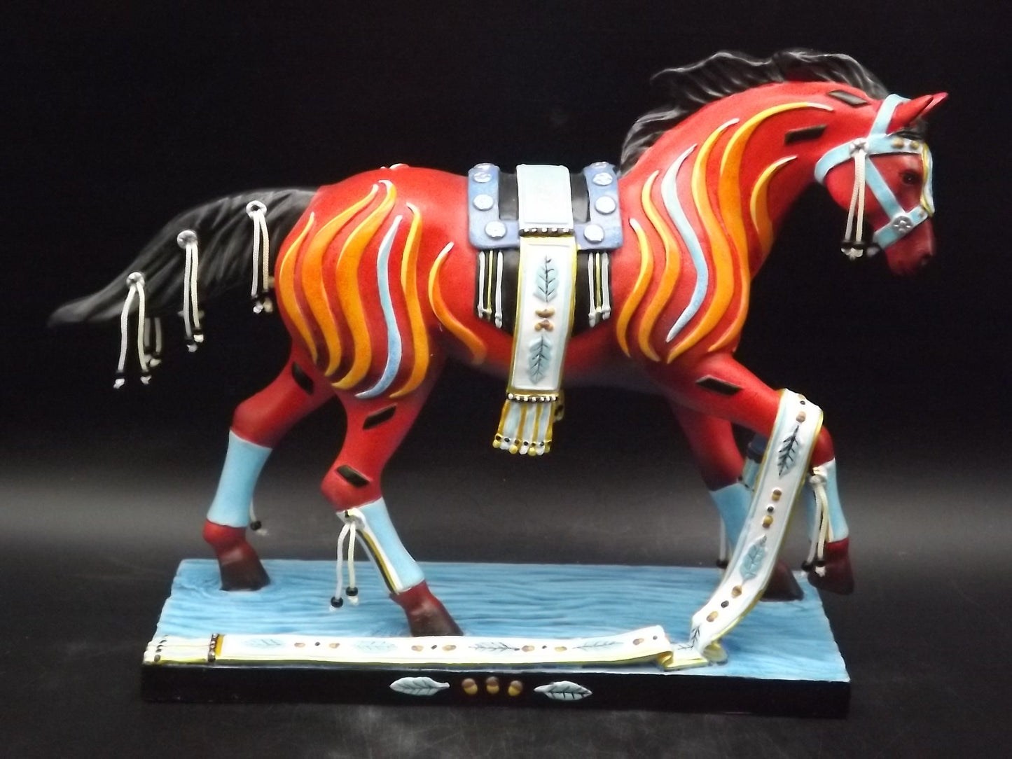Vintage Trail of Painted Ponies Figurine: Keeper of the Sacred Fire, Edition 1E/5786 (Original Box)