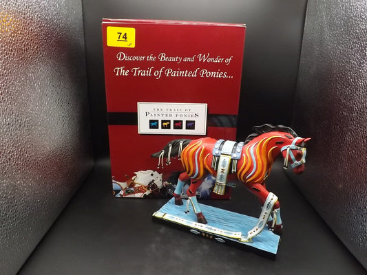 Vintage Trail of Painted Ponies Figurine: Keeper of the Sacred Fire, Edition 1E/5786 (Original Box)