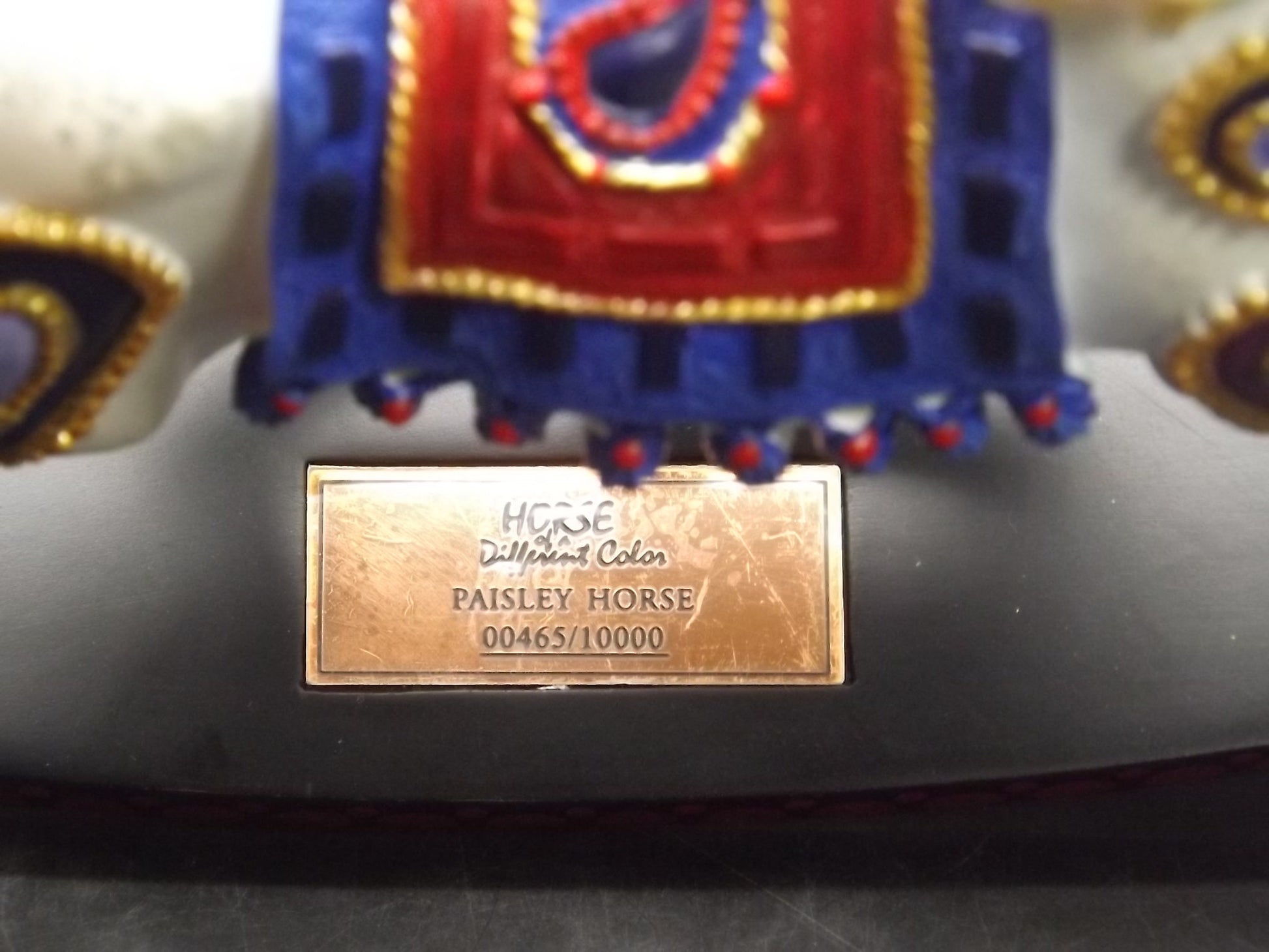 Vintage Westland "Paisley Horse" Figurine: Limited Edition Collectible