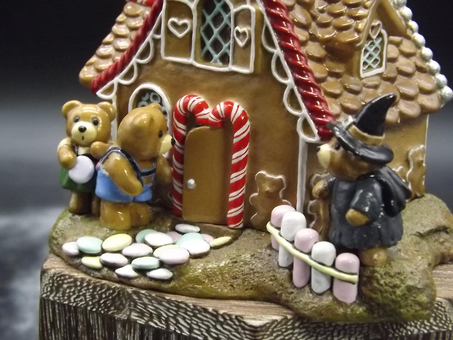 Vintage Wee Forest Folk Figurine: Hansel & Gretel at Witch's House