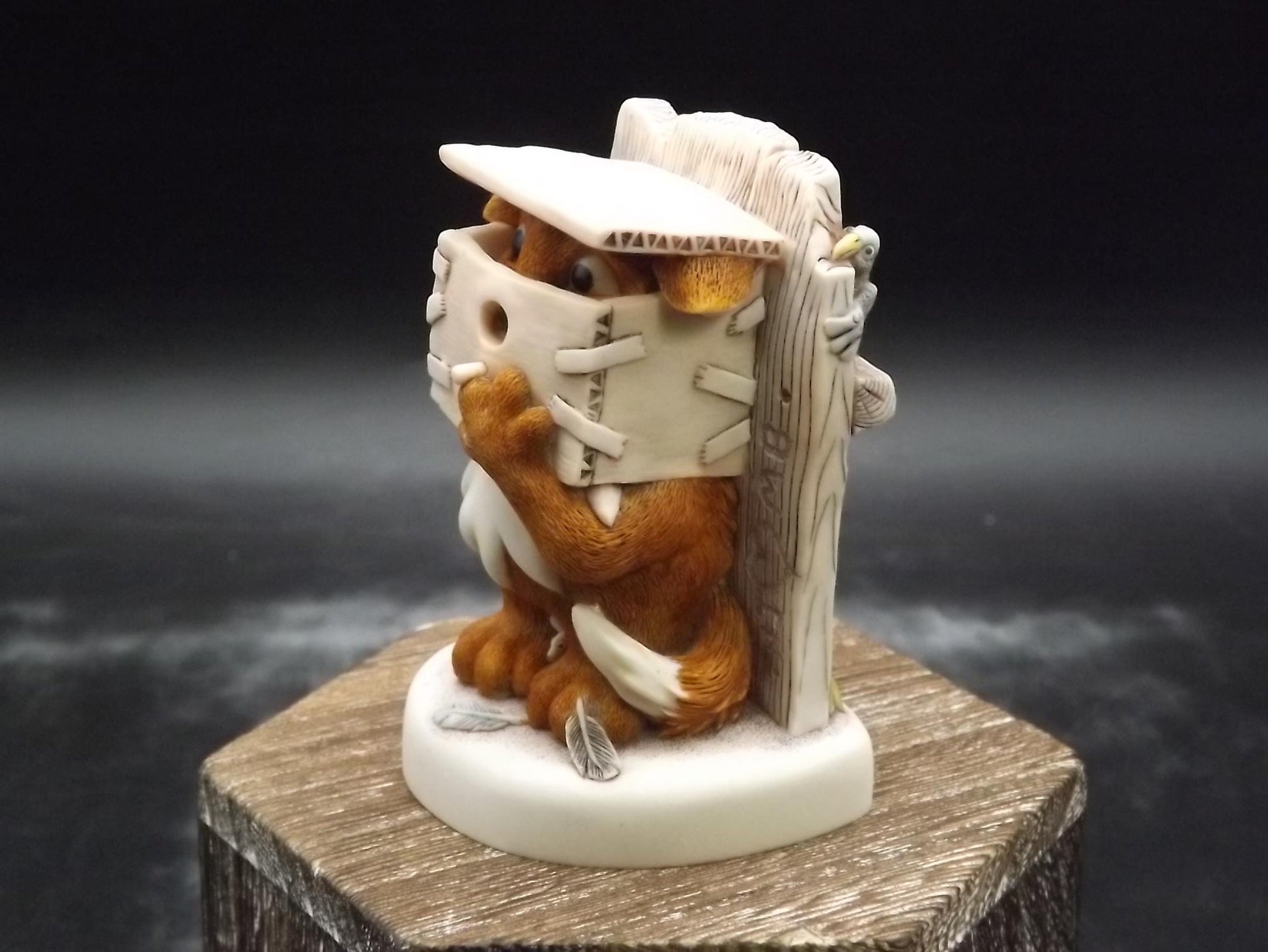 Vintage Harmony Kingdom "Peckish" Limited Edition of only 300 pieces Jest Figurine CTJCA48 with original box and COA. Excellent condition.