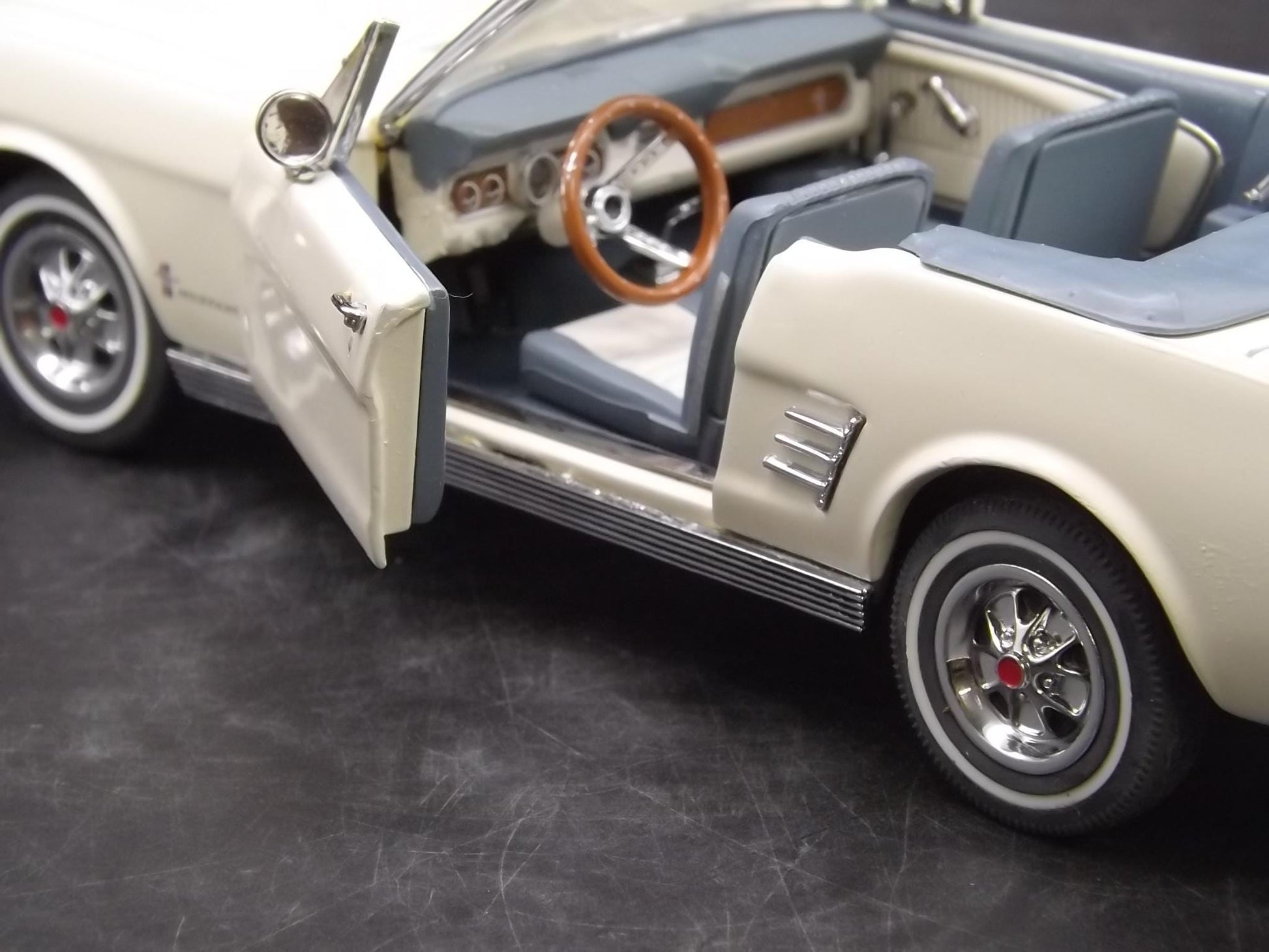 Vintage Danbury Mint 1966 Ford Mustang Convertible Diecast Model with Box