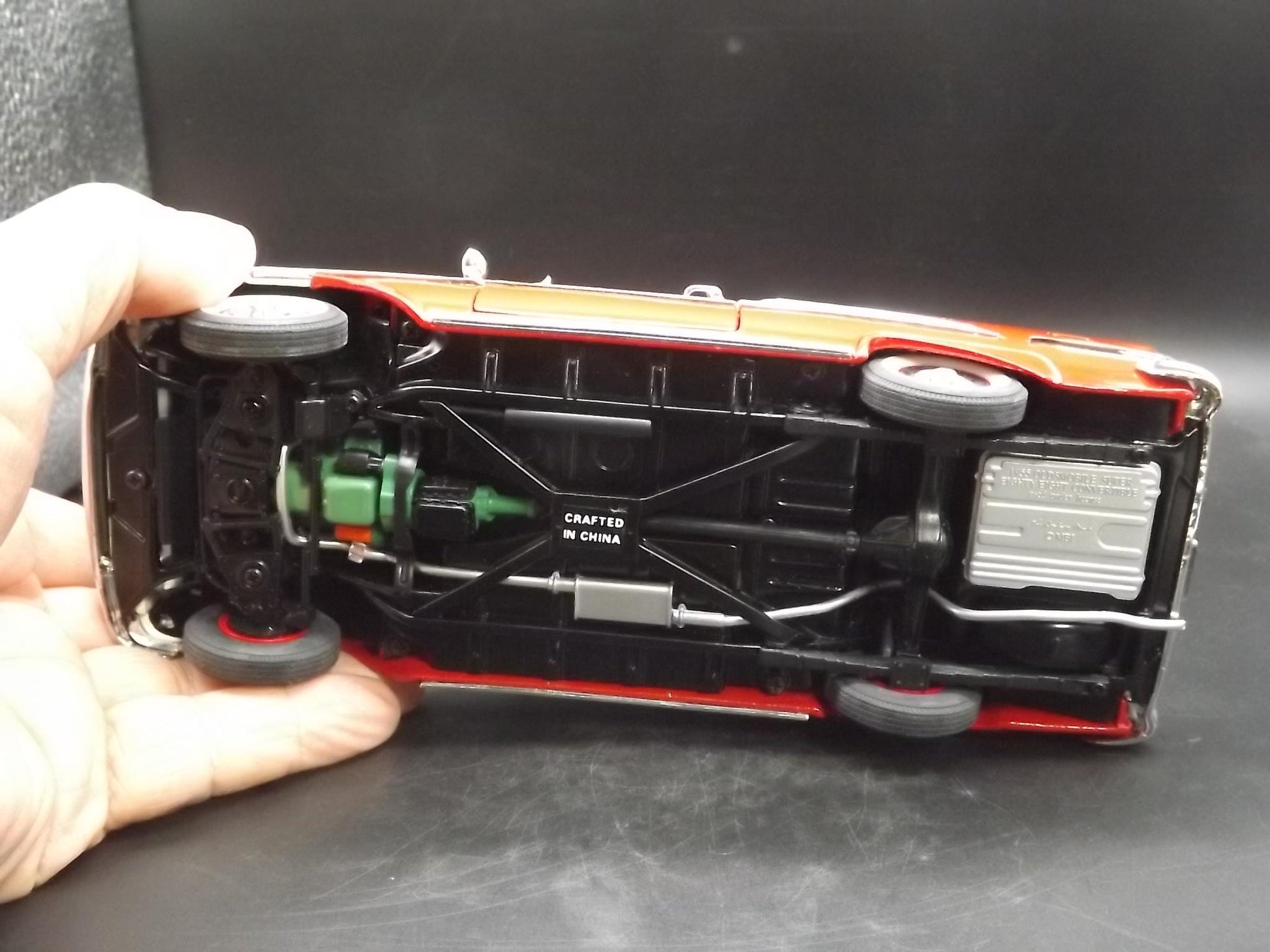 Vintage 1955 Oldsmobile Super 88 Convertible Diecast Model Car - Danbury Mint