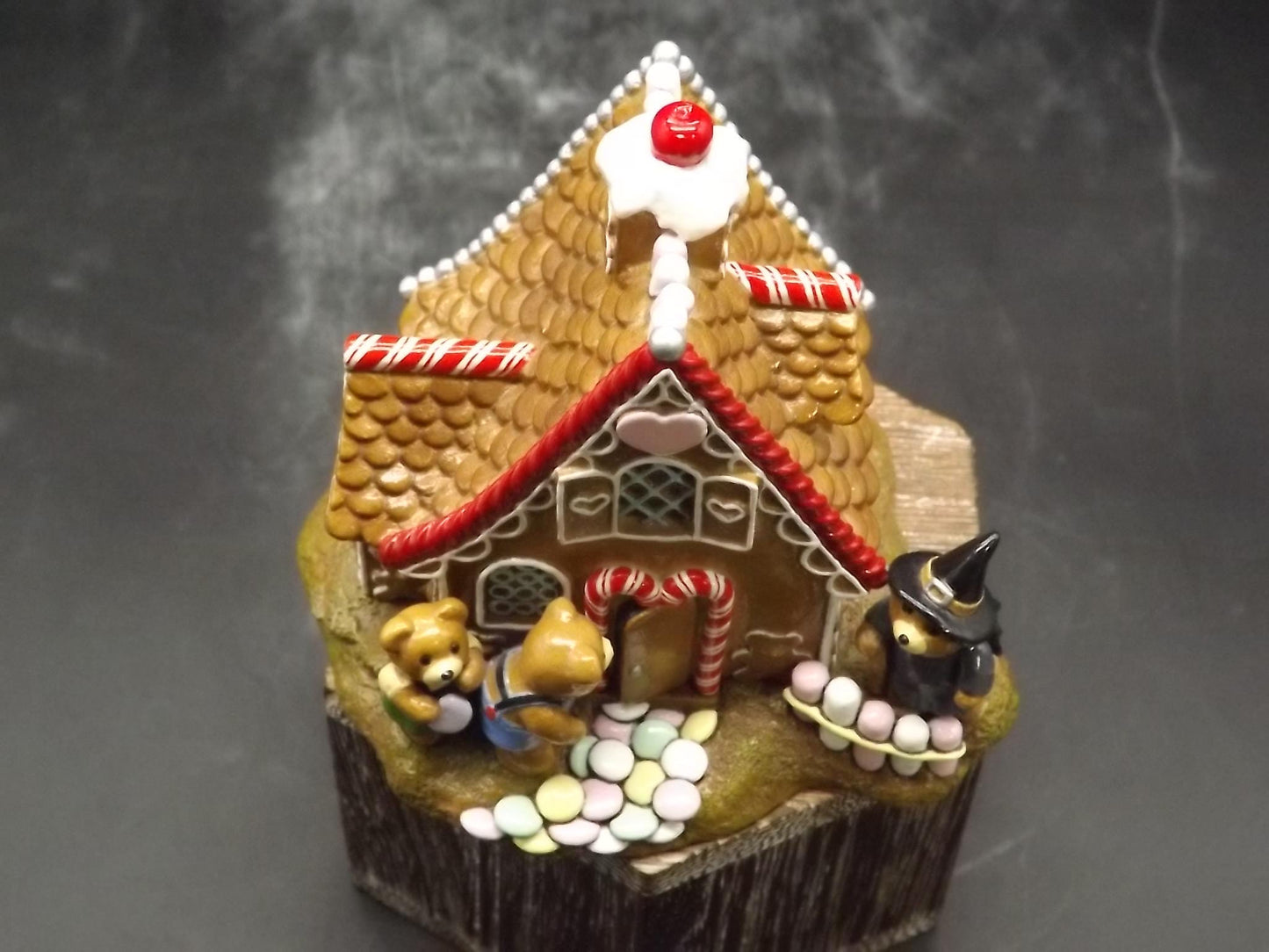 Vintage Wee Forest Folk Figurine: Hansel & Gretel at Witch's House