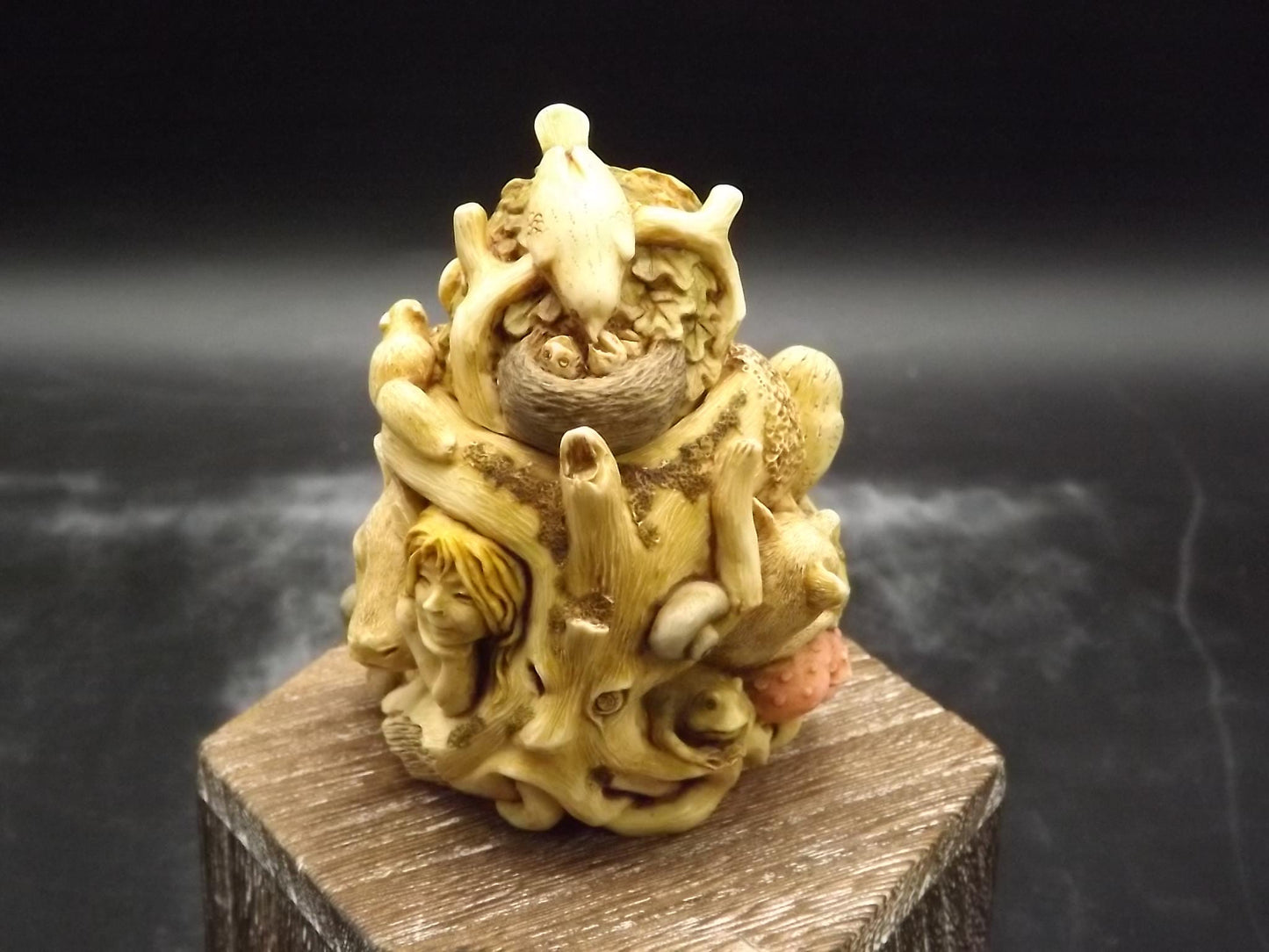 Vintage Harmony Kingdom Greenman Figurine: Treasure Jest Boxed