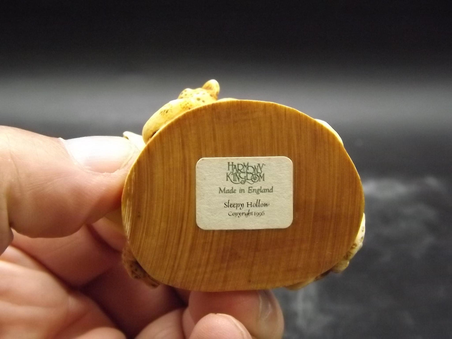 Retired 1996 Harmony Kingdom "Sleepy Hollow" Jest Figurine TJLE with original box. Excellent condition.