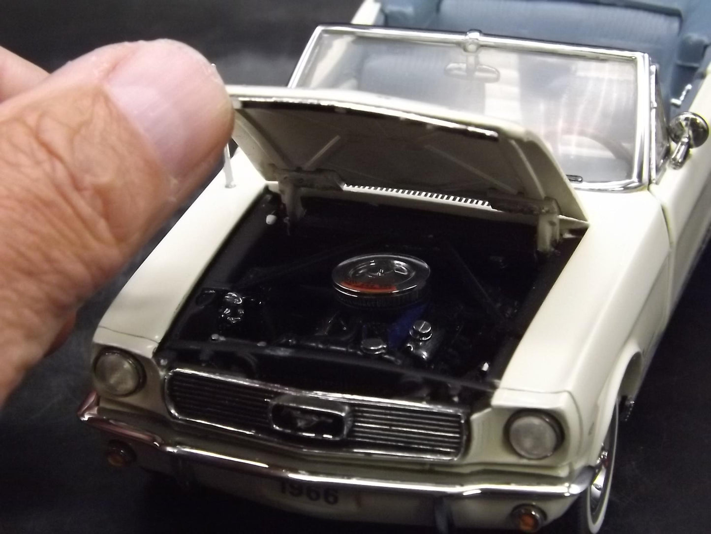 Vintage Danbury Mint 1966 Ford Mustang Convertible Diecast Model with Box