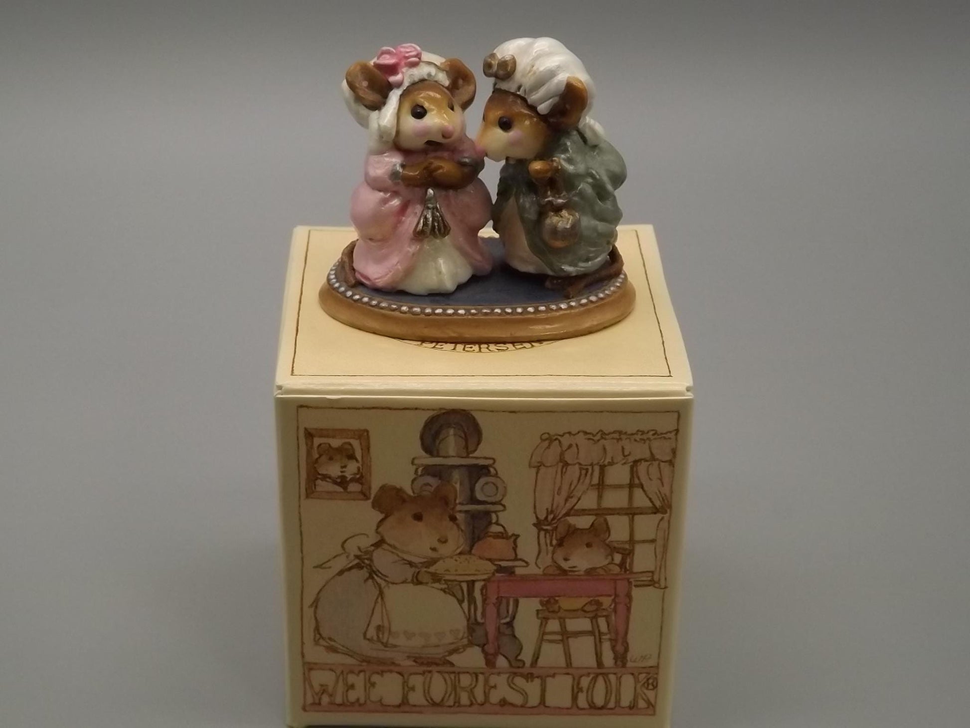 Vintage Wee Forest Folk Mice: Cinderella's Stepsisters Figurine