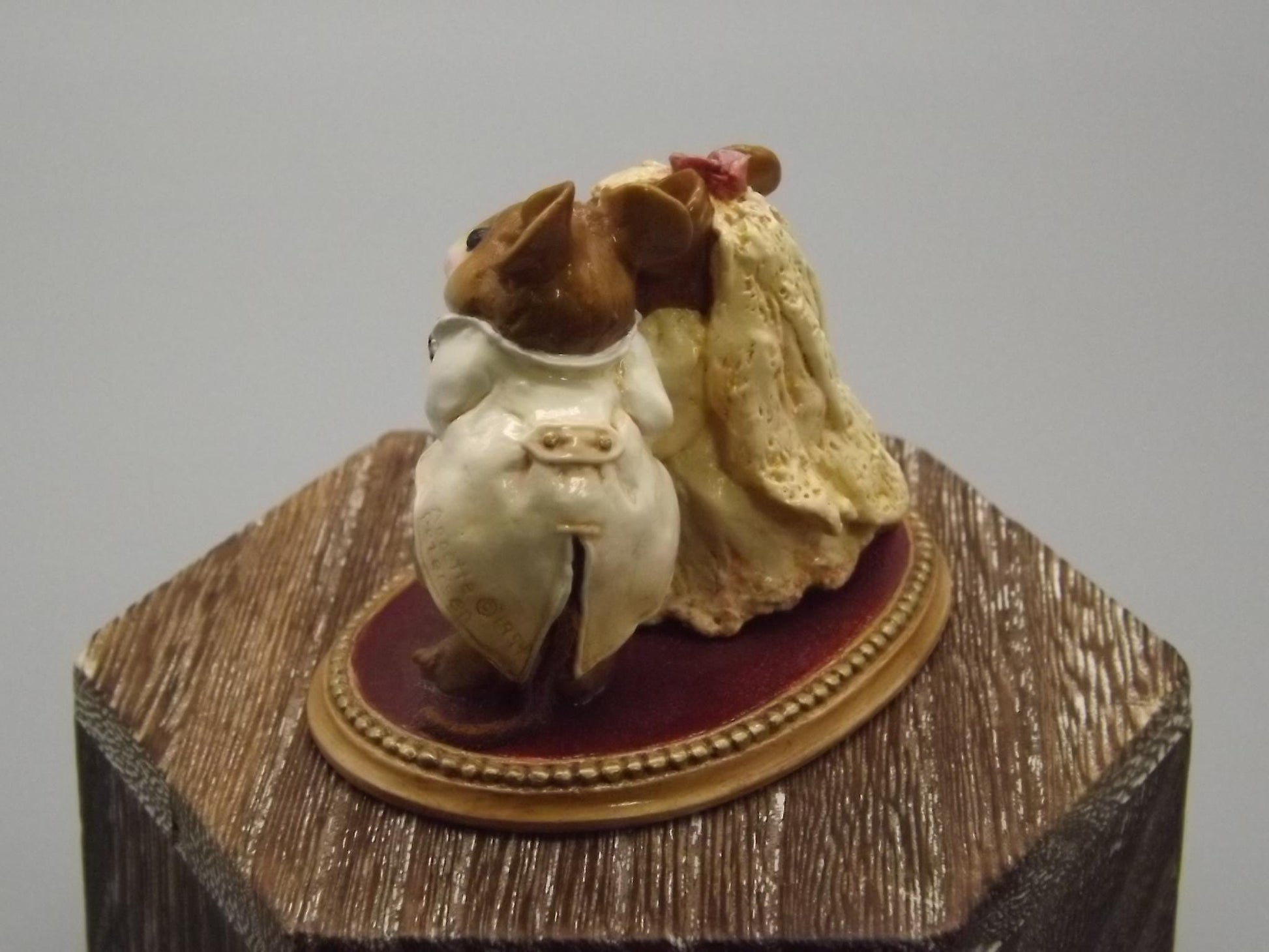 Vintage Wee Forest Folk Mice: "The Wedding Pair" Figurine, 1994