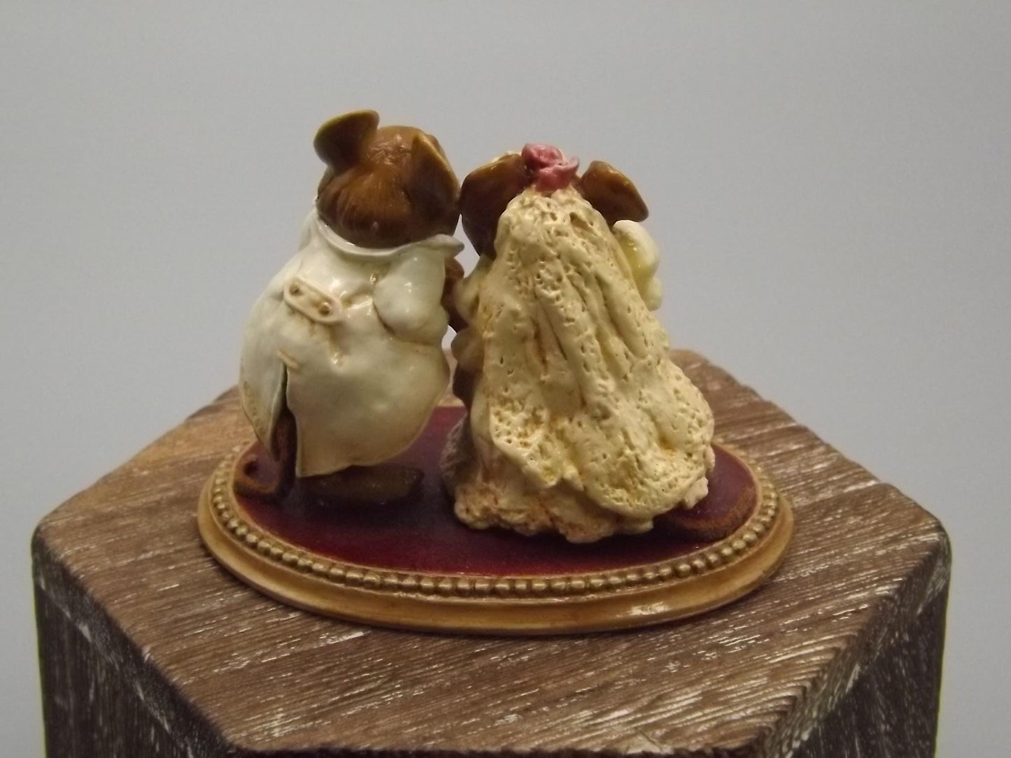 Vintage Wee Forest Folk Mice: "The Wedding Pair" Figurine, 1994