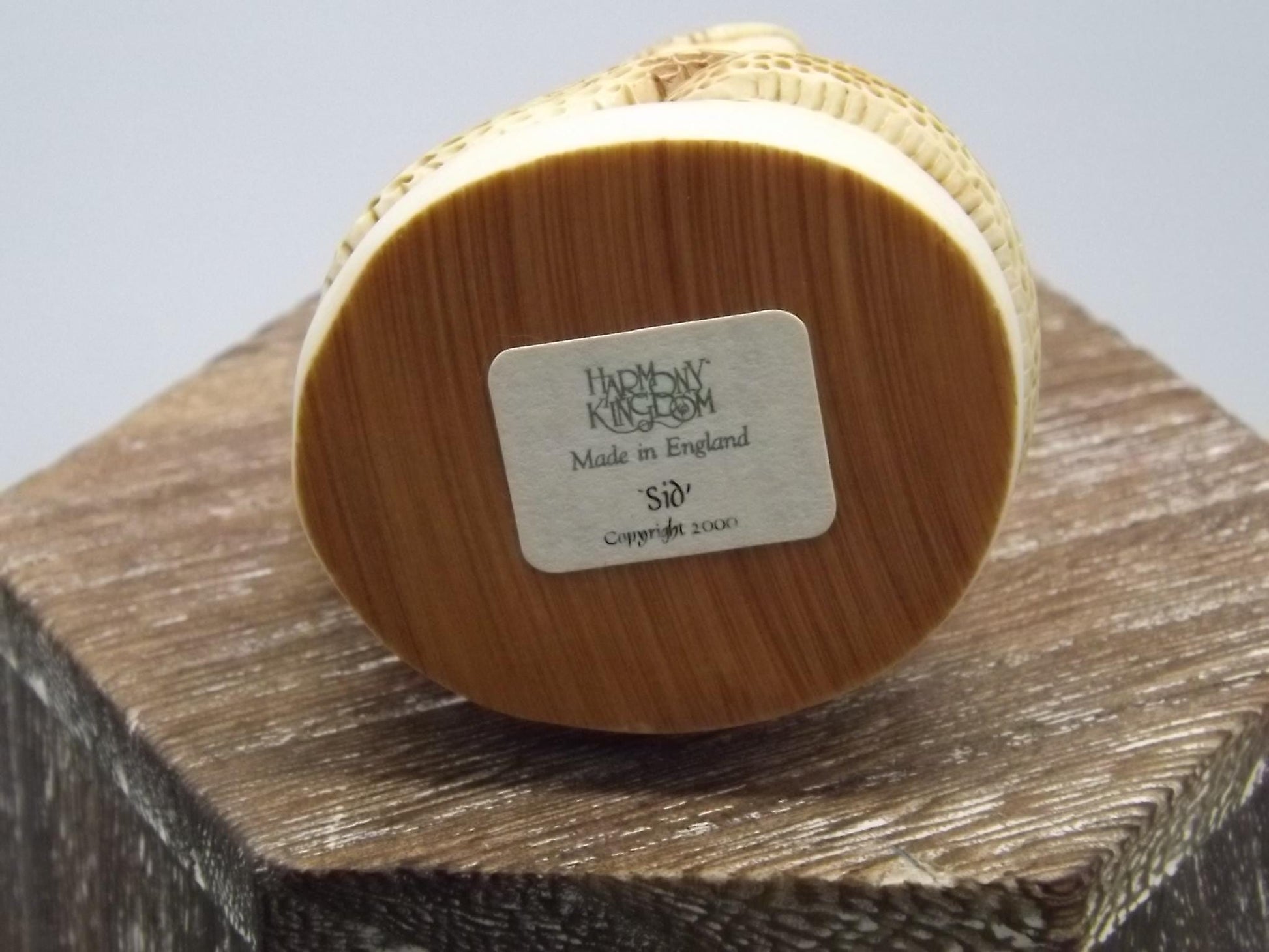 Vintage 2000 Harmony Kingdom "Sid" Rattlesnake Netsuke Figure Excellent condition with original box and COA.