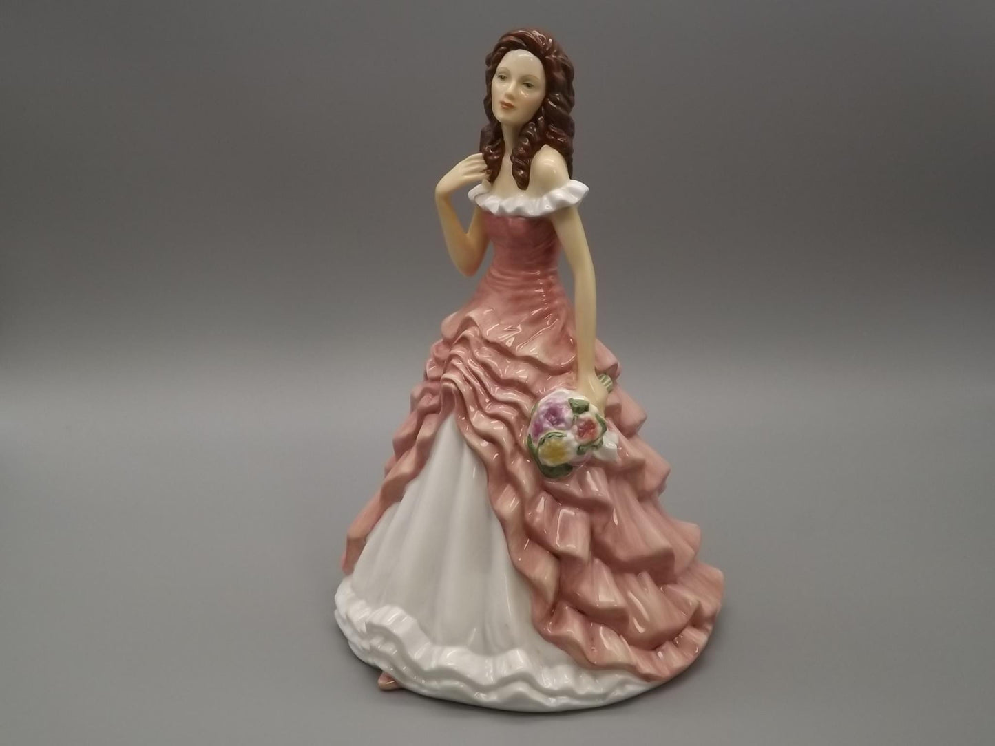 Vintage Royal Doulton Figurine: Chrysanthemum Cheerfulness HN 5510, November Flower (With Box & COA)