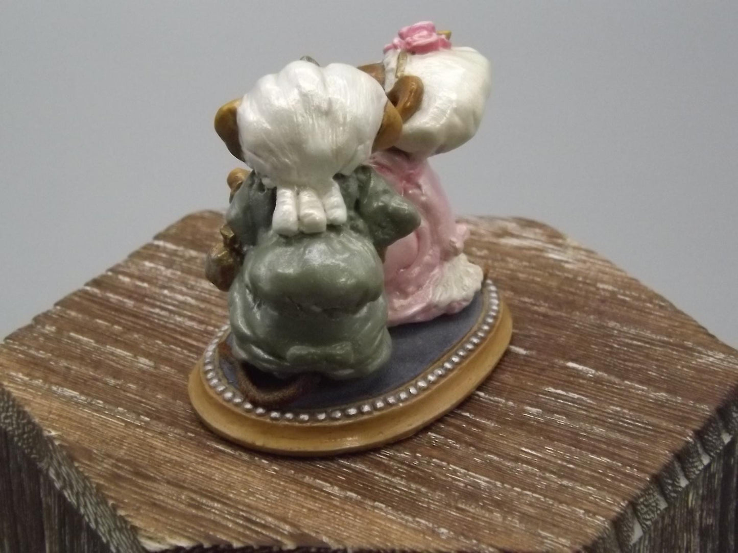 Vintage Wee Forest Folk Mice: Cinderella's Stepsisters Figurine