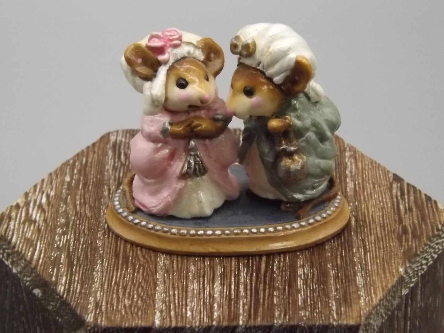 Vintage Wee Forest Folk Mice: Cinderella's Stepsisters Figurine