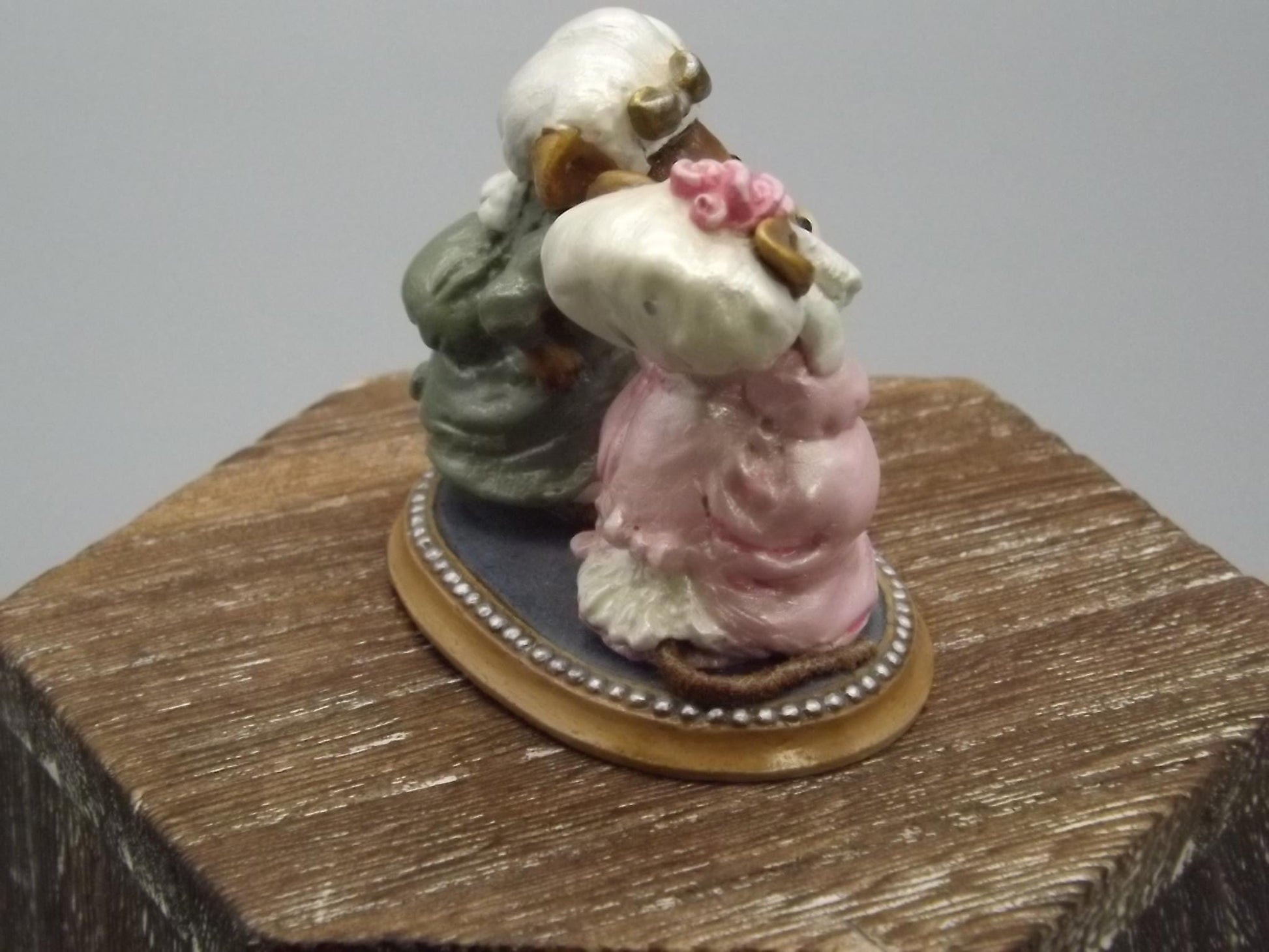 Vintage Wee Forest Folk Mice: Cinderella's Stepsisters Figurine