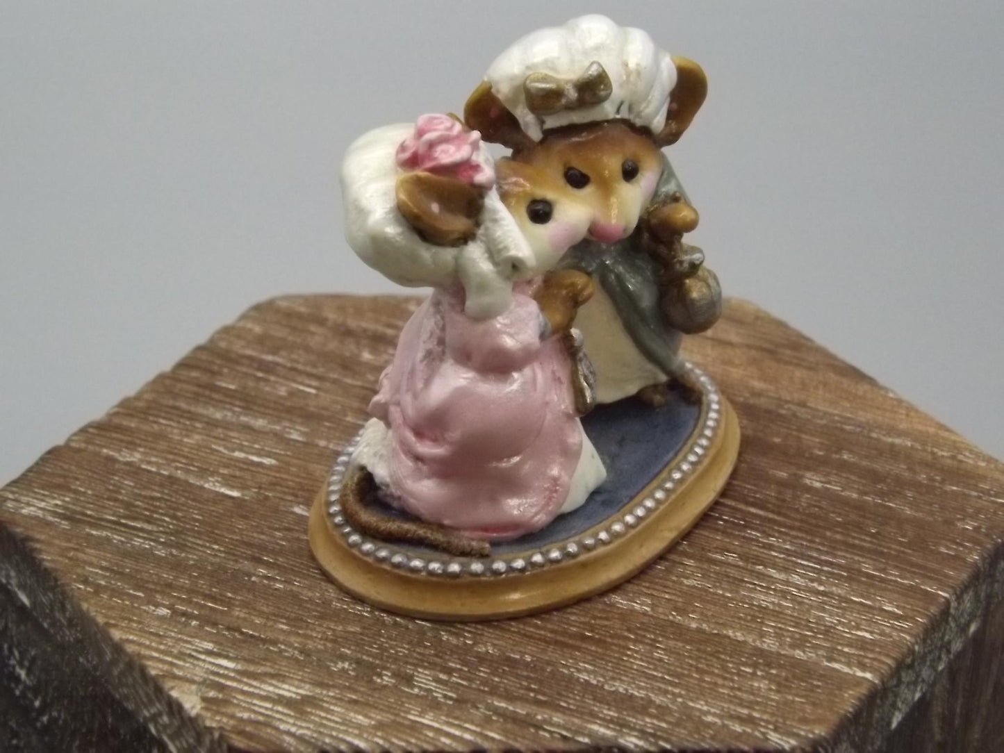 Vintage Wee Forest Folk Mice: Cinderella's Stepsisters Figurine