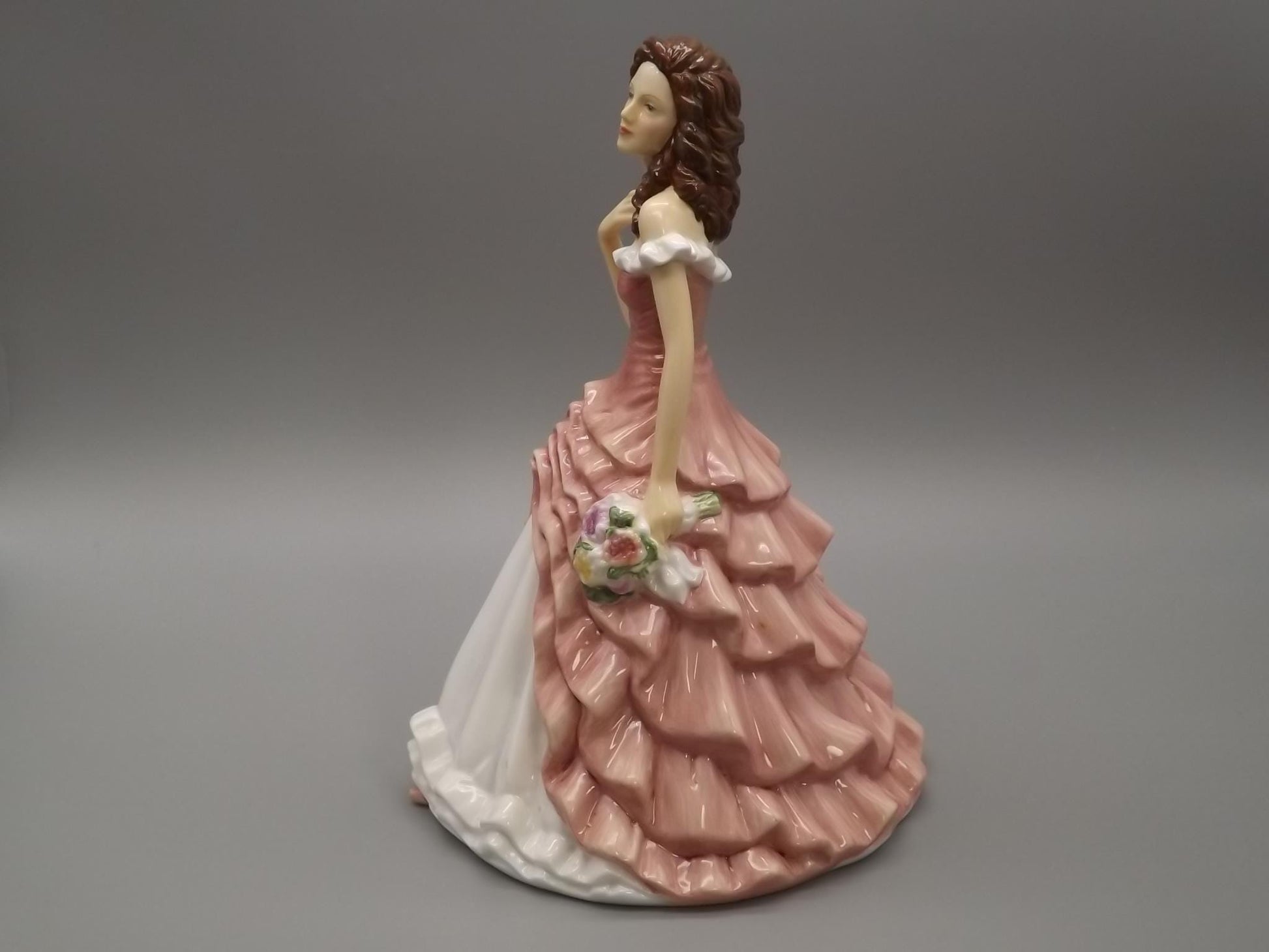 Vintage Royal Doulton Figurine: Chrysanthemum Cheerfulness HN 5510, November Flower (With Box & COA)