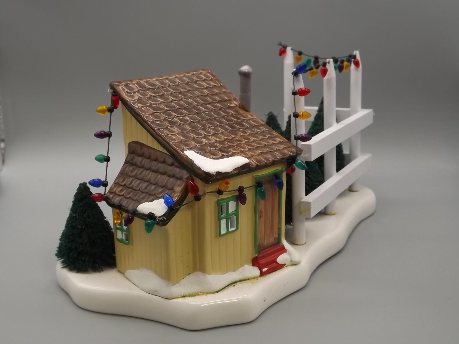 Vintage 1988 Snow Village "Village Christmas Trees" Figurine with Box & COA