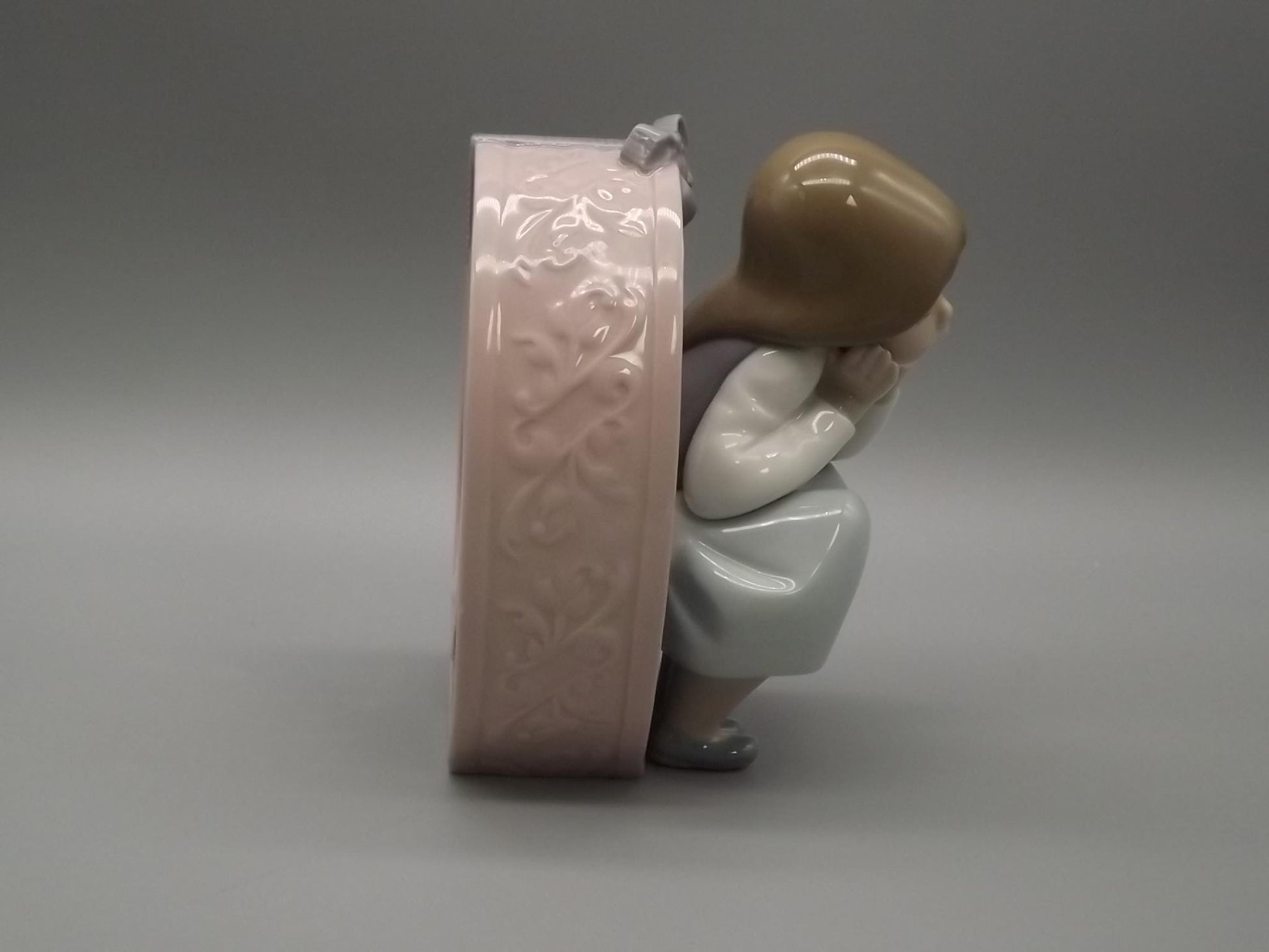 Vintage Lladro Figurine "O is for Olivia" #5148 - Girl in Letter