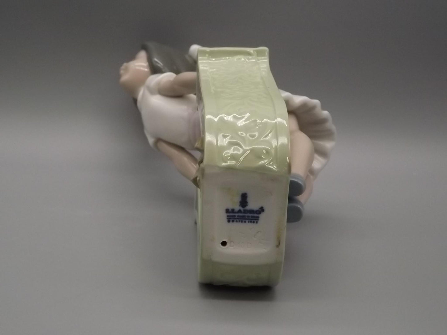 Vintage Lladro Figurine: "U is for Ursala" Girl in Letter (1982)