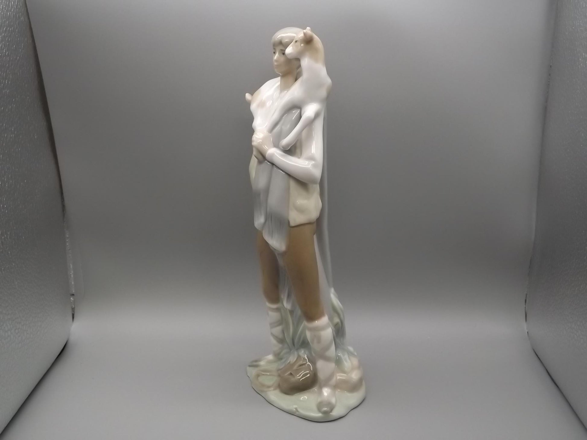 Vintage 1969 Lladro Figurine: "Boy with Goat" #4506
