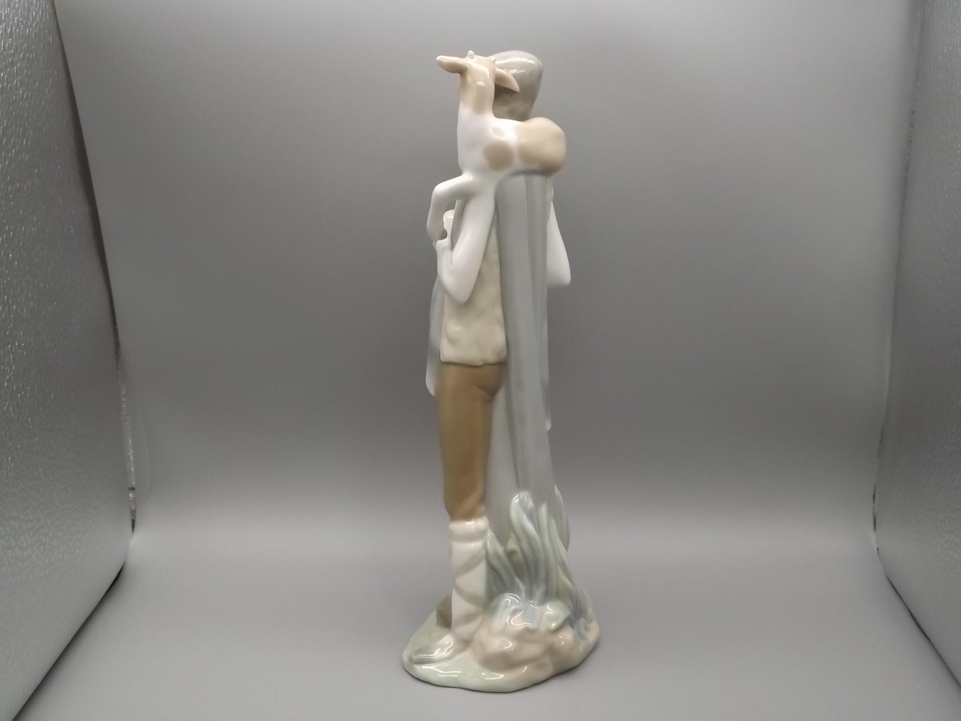 Vintage 1969 Lladro Figurine: "Boy with Goat" #4506