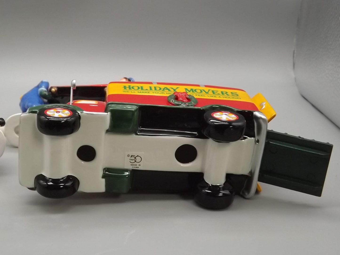 Vintage Snow Village "Moving Day" Truck & Figures with Box