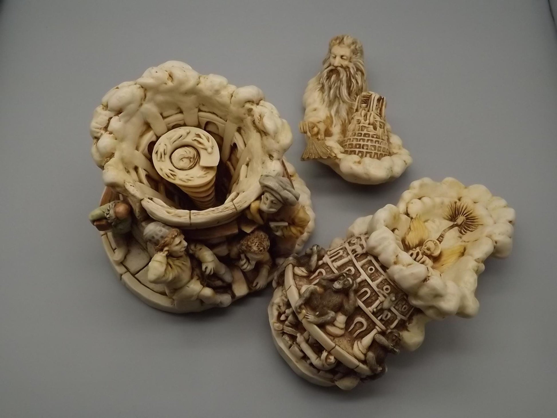 Harmony Kingdom Babbling Heights Box Figurine - Tower of Babel (2001)