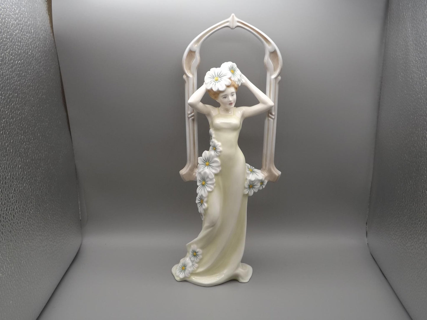 Vintage Royal Doulton Figurine: Art Nouveau "Winter Festival" Limited Edition