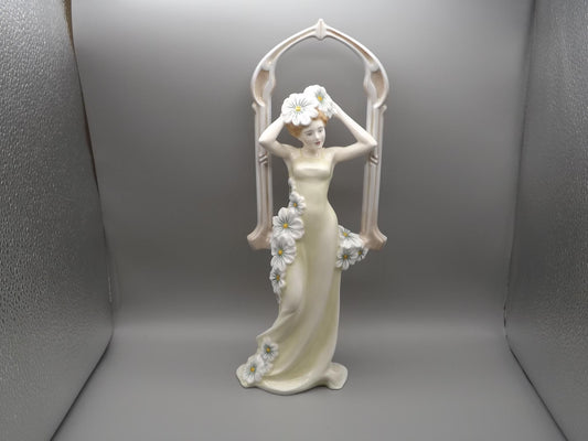 Vintage Royal Doulton Figurine: Art Nouveau "Winter Festival" Limited Edition