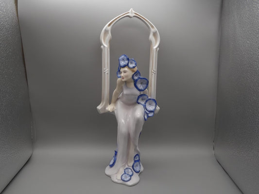 Vintage Royal Doulton Art Nouveau Figurine: "Summer Bouquet" Limited Edition