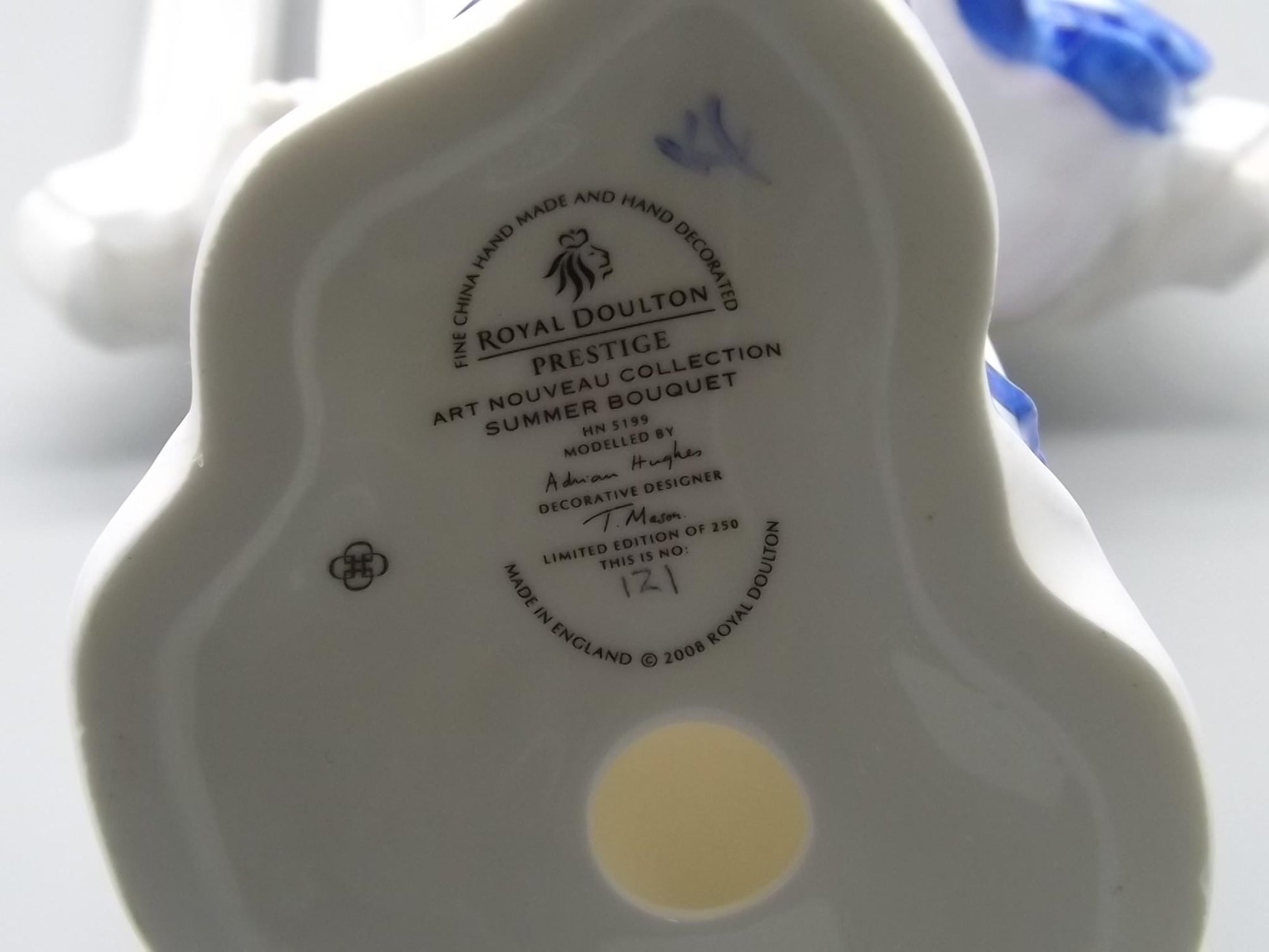 Vintage Royal Doulton Art Nouveau Figurine: "Summer Bouquet" Limited Edition