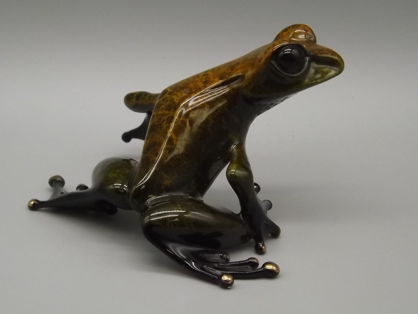 Vintage Frogman Tim Cotterill "Zinny" Bronze Frog Figurine, Artist Proof