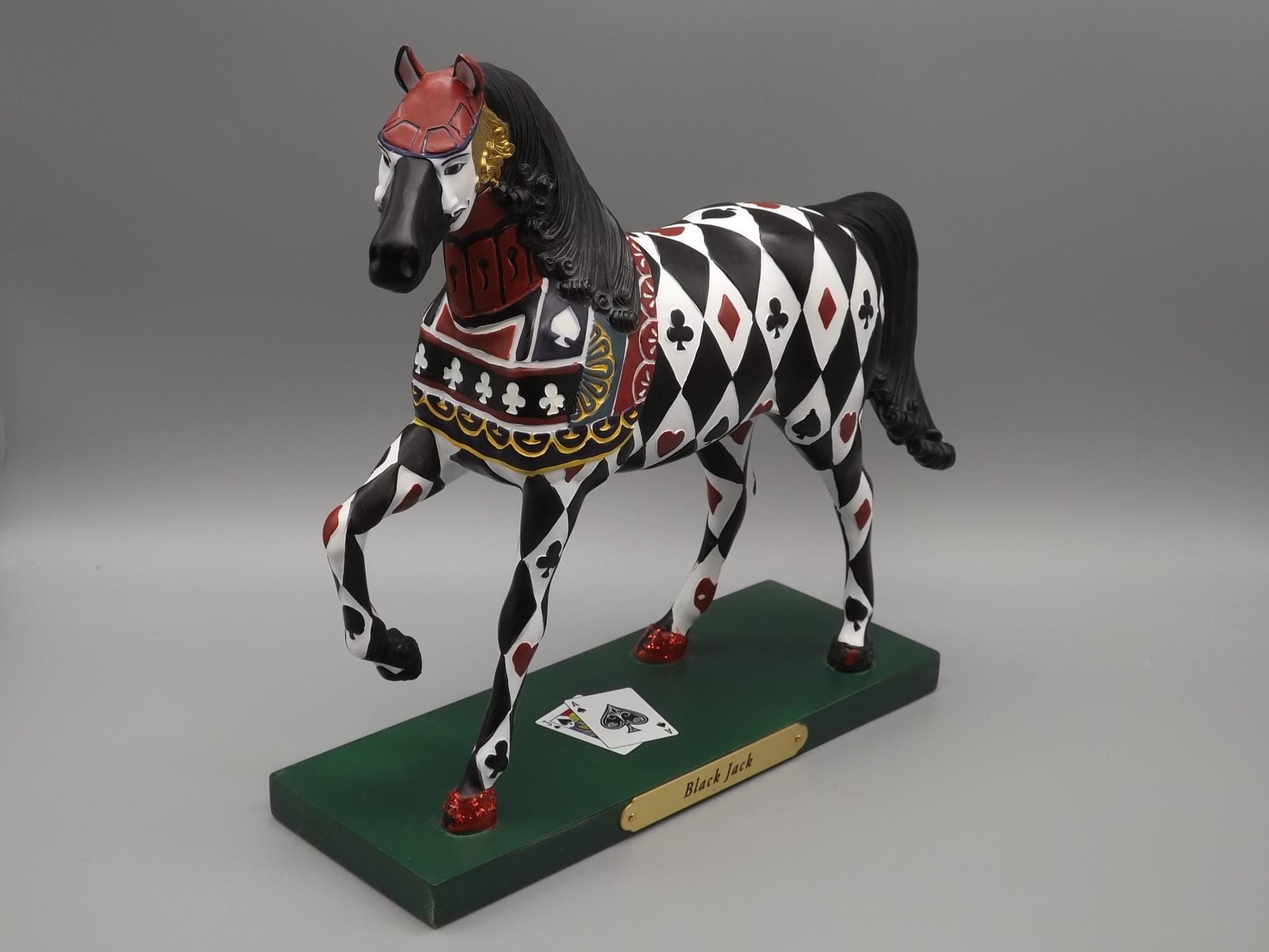 Vintage Trail of Painted Ponies Figurine: Black Jack, Edition 1E/1589 (Original Box)