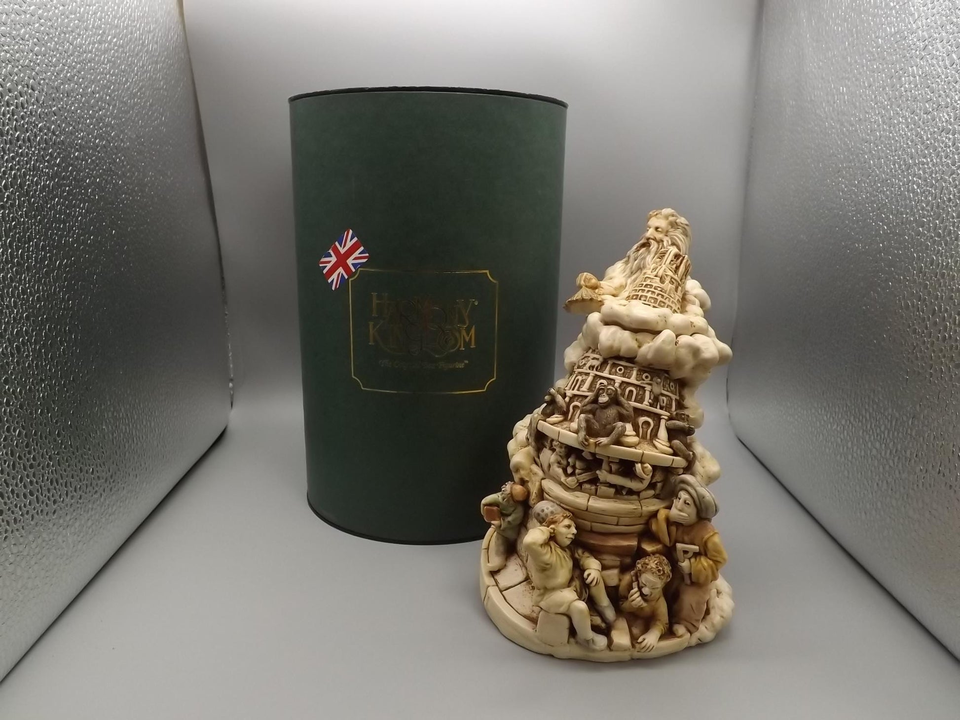 Harmony Kingdom Babbling Heights Box Figurine - Tower of Babel (2001)