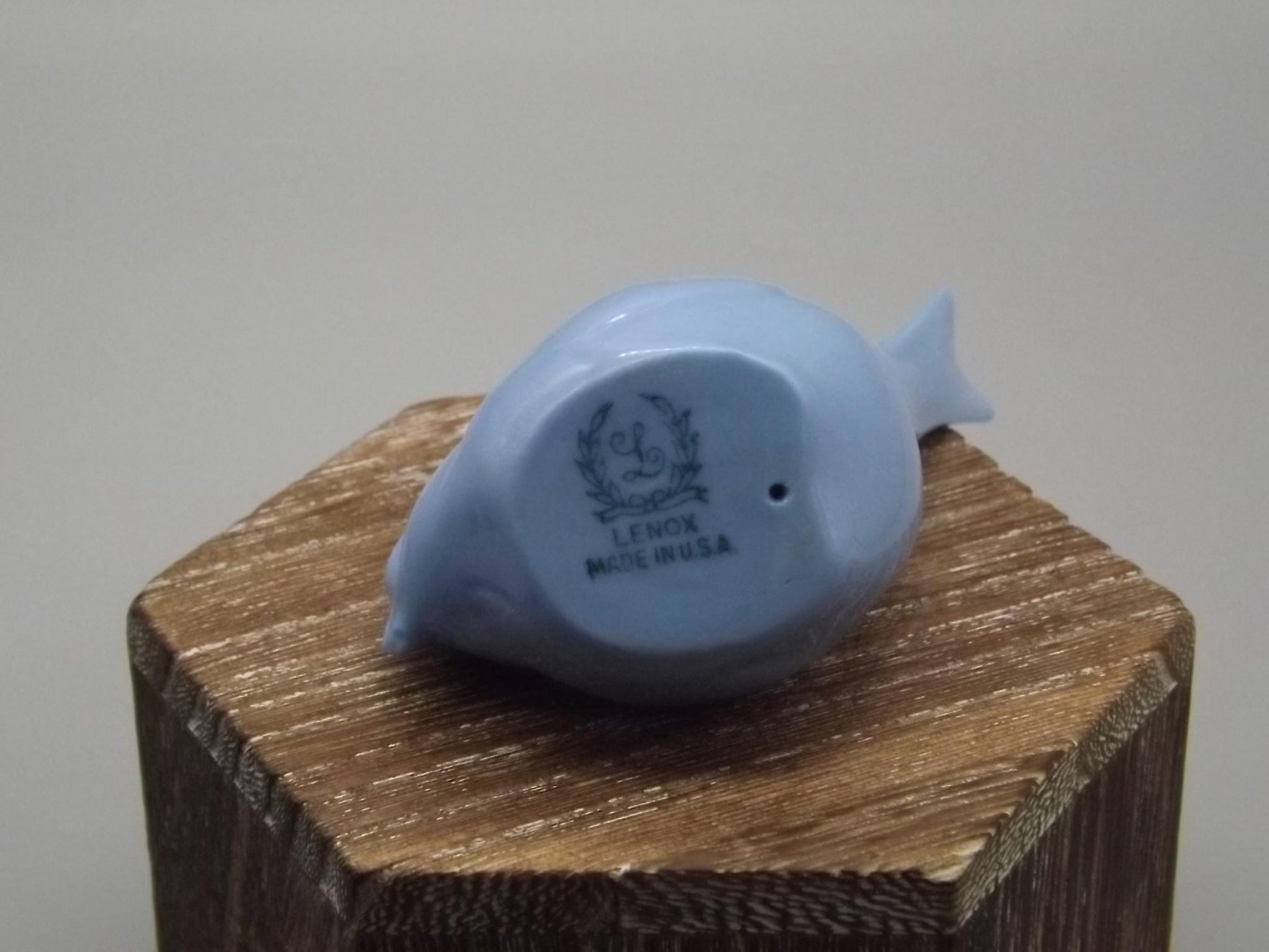 Vintage Lenox Porcelain Bluebird Figurines: Green Wreath Mark, 1930s