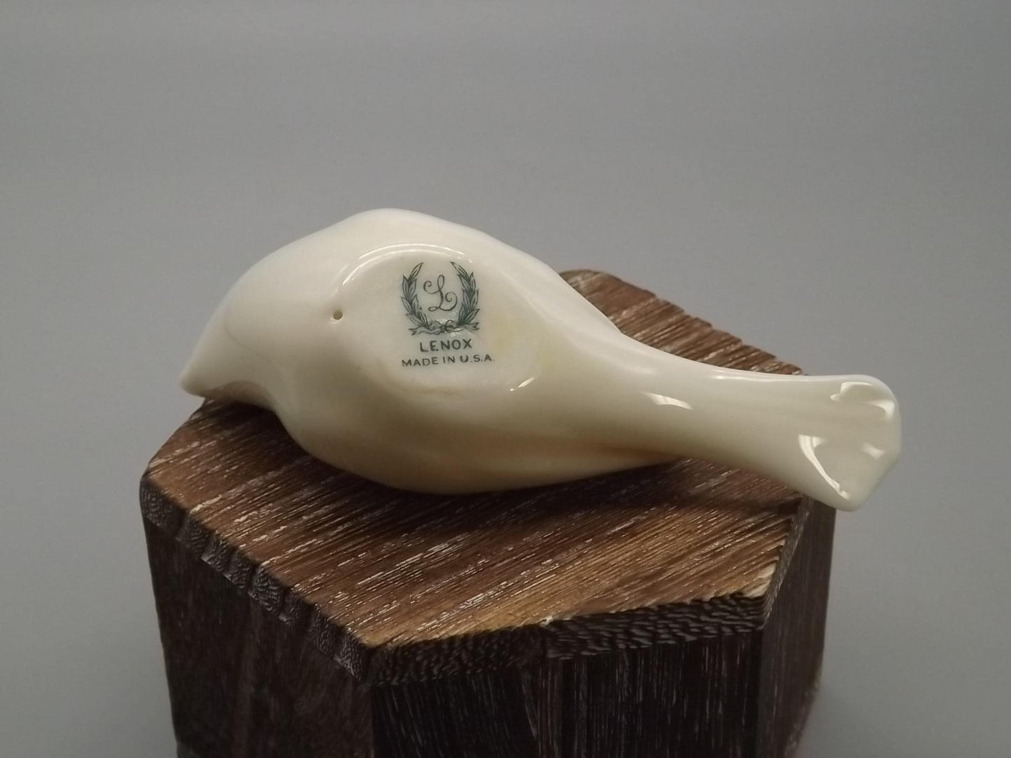 Vintage Lenox Porcelain Bird Figurines: Green Wreath Mark, 1930s