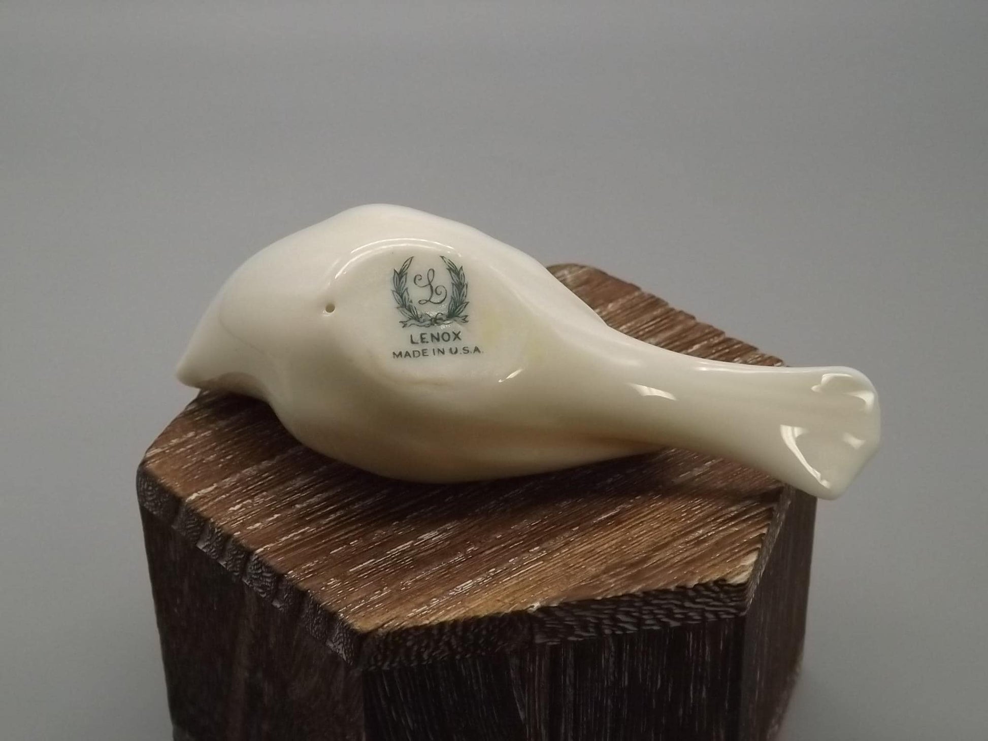 Vintage Lenox Porcelain Bird Figurines: Green Wreath Mark, 1930s