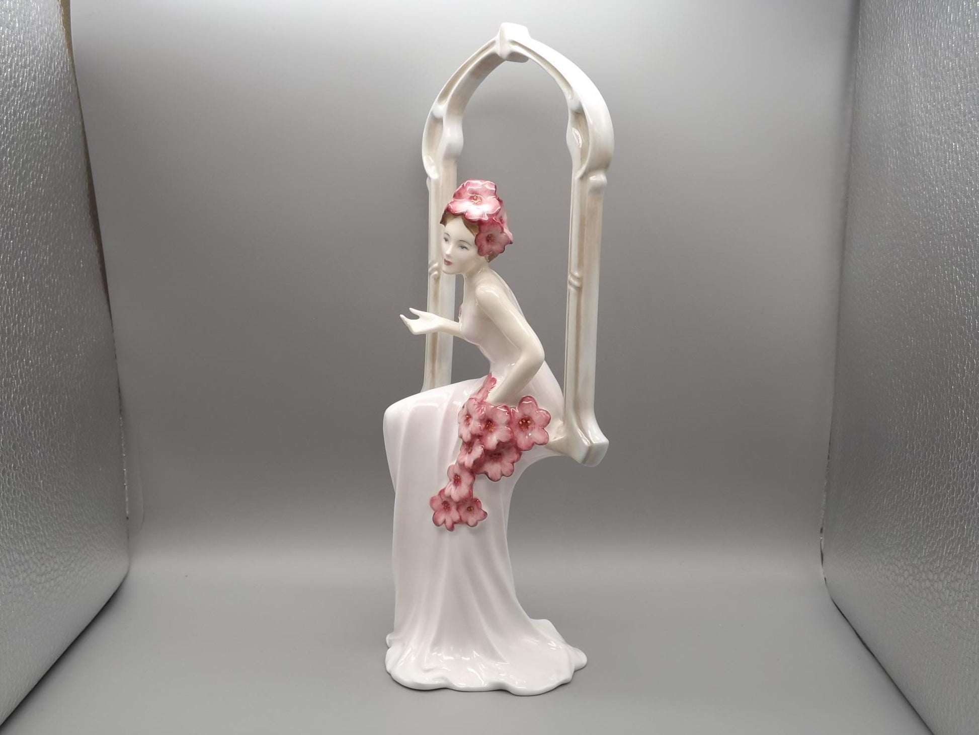 Vintage Royal Doulton "Spring Blossom" Figurine: Art Nouveau Prestige Series