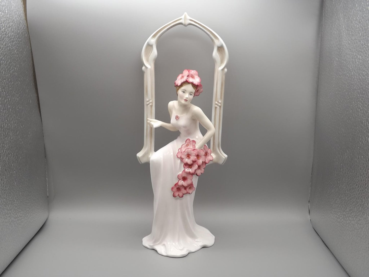 Vintage Royal Doulton "Spring Blossom" Figurine: Art Nouveau Prestige Series