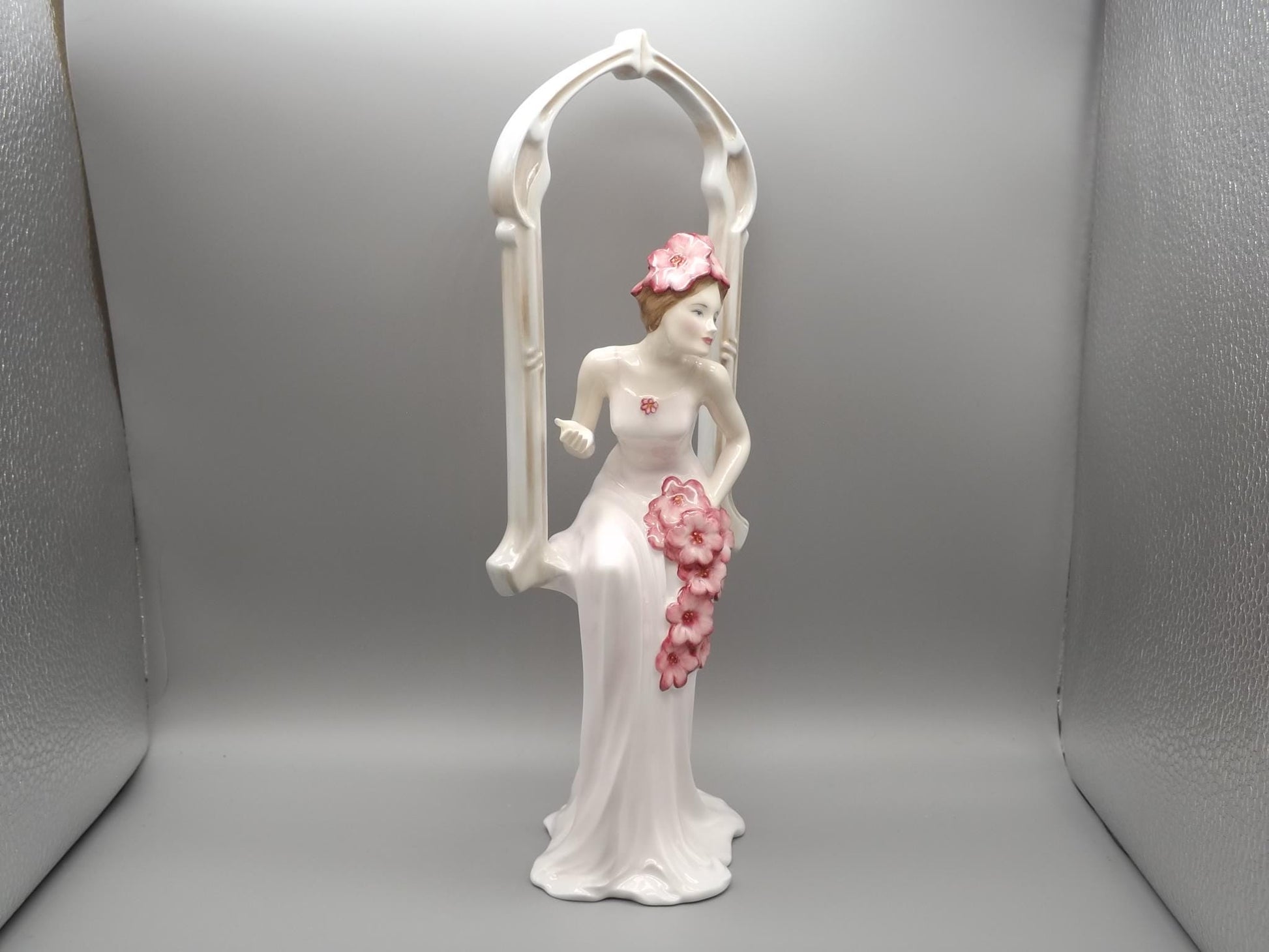 Vintage Royal Doulton "Spring Blossom" Figurine: Art Nouveau Prestige Series