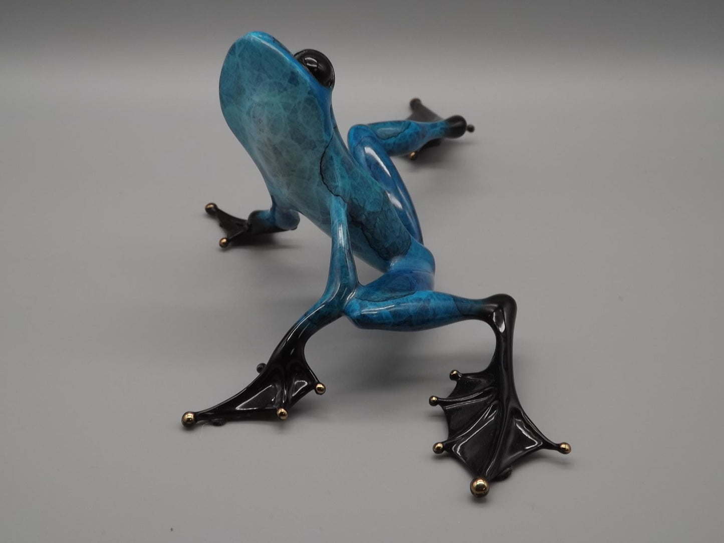 Vintage Frogman Bronze Frog Figurine: Tim Cotterill "Hangin Out" Limited Edition