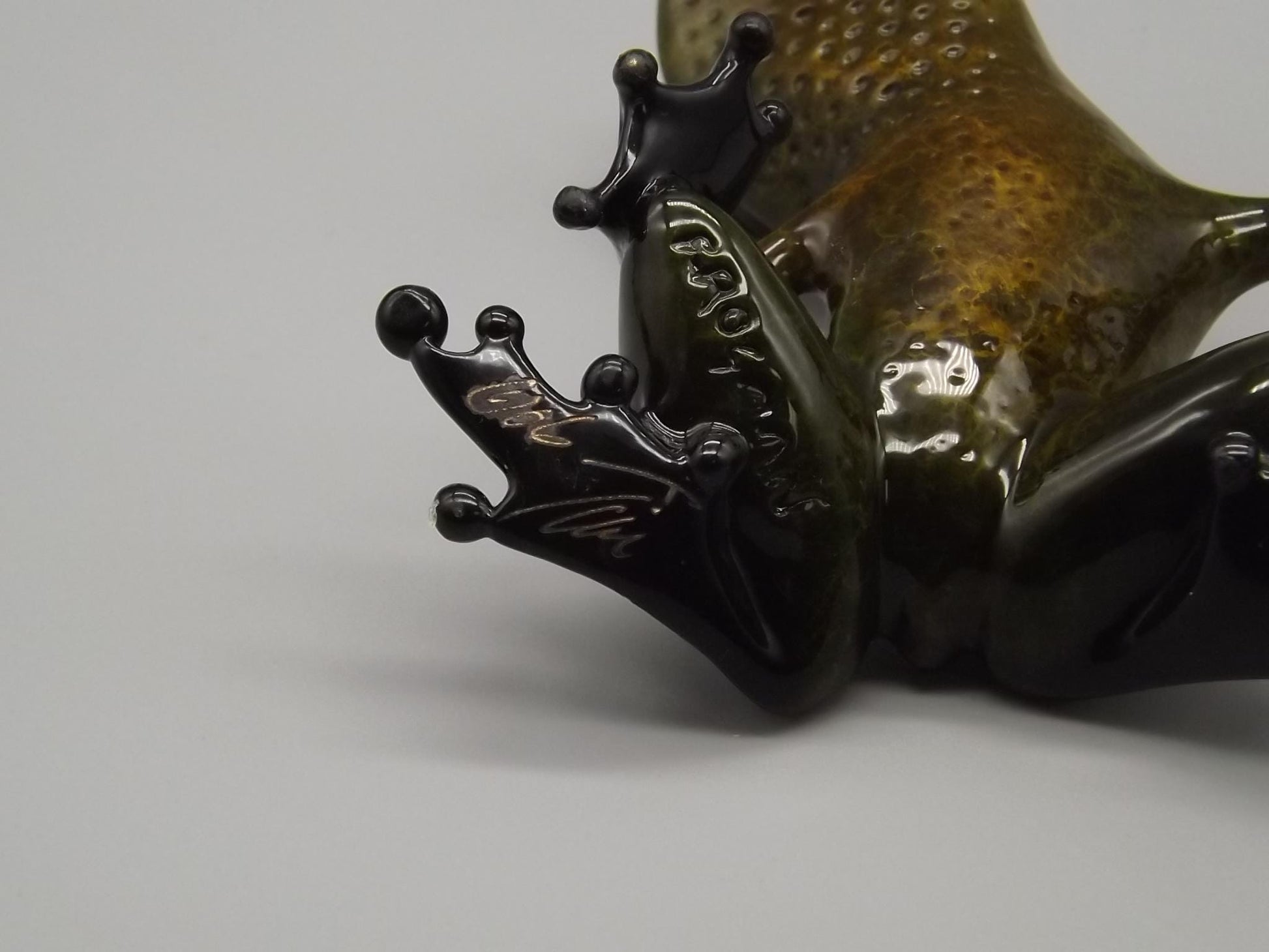 Vintage Frogman Tim Cotterill "Zinny" Bronze Frog Figurine, Artist Proof