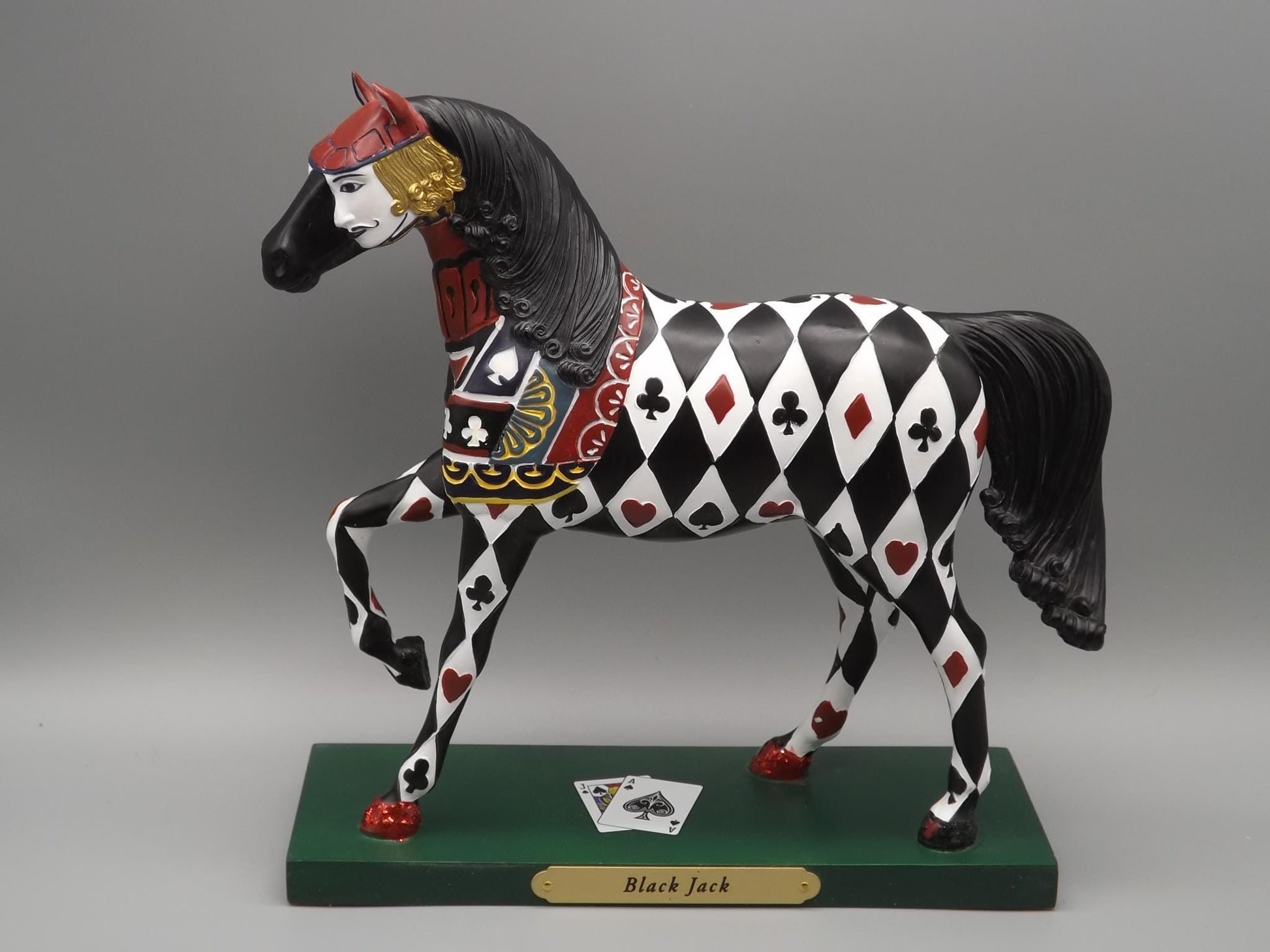Vintage Trail of Painted Ponies Figurine: Black Jack, Edition 1E/1589 (Original Box)