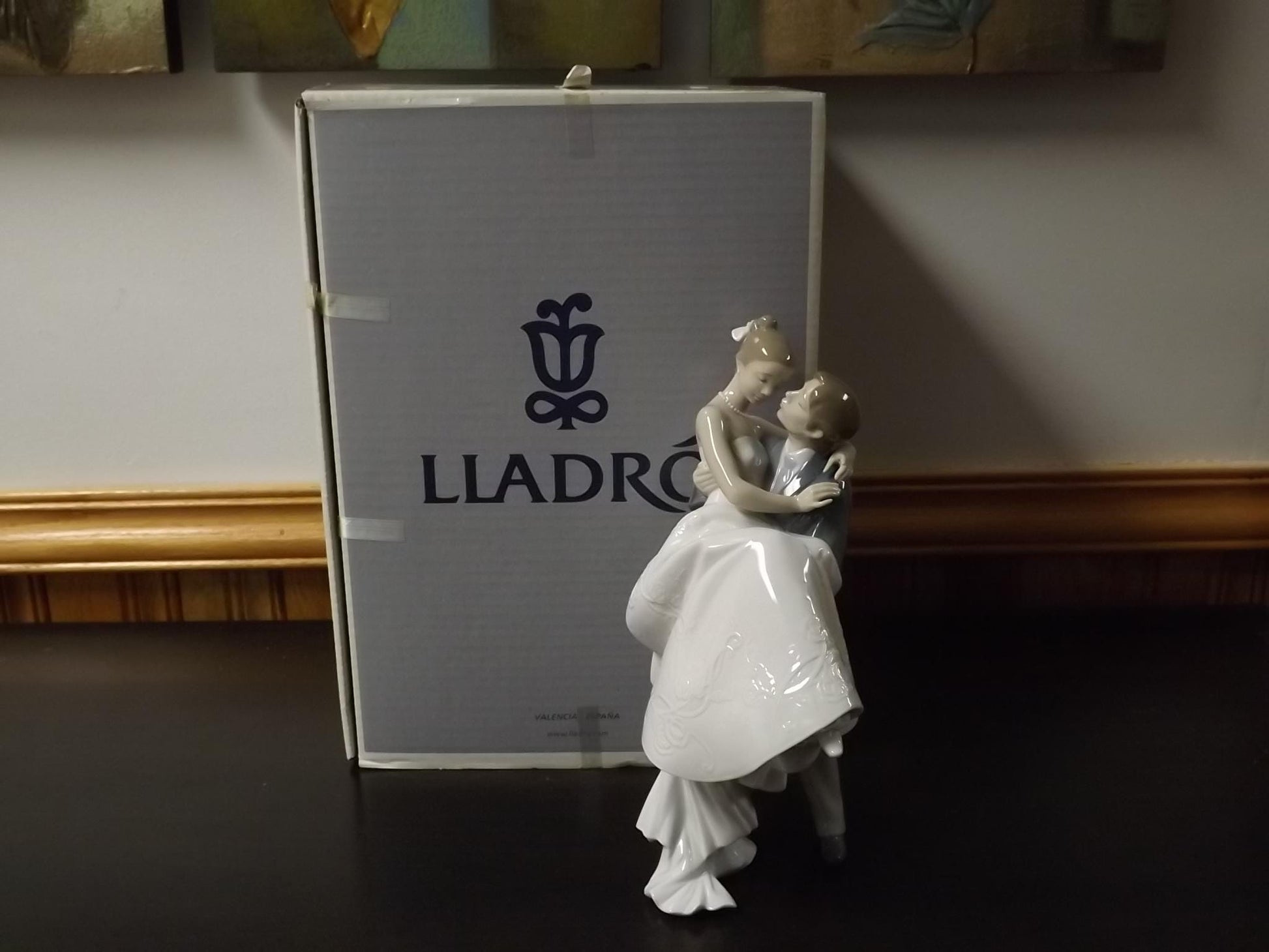 Vintage Lladro "The Happiest Day" Figurine #8029 - Newlyweds with Original Box